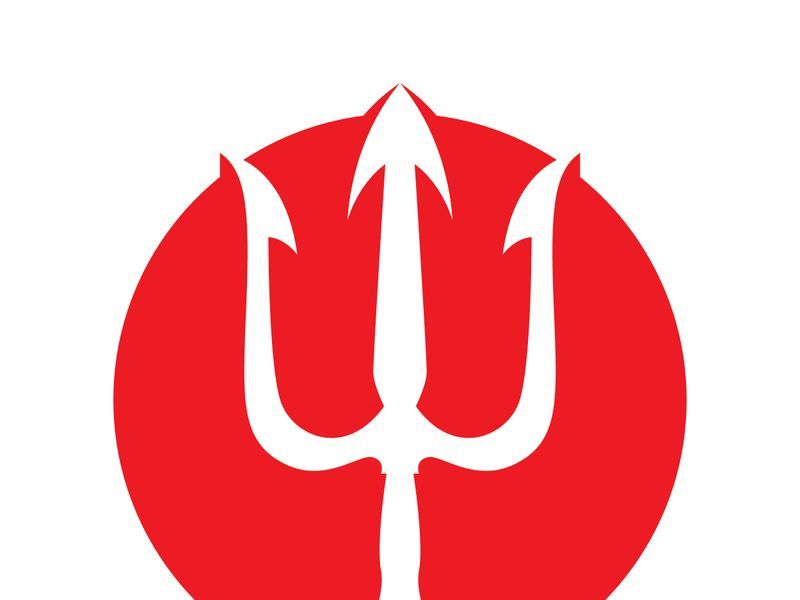 Mystic Trident Emblem Of Power magic trisula
