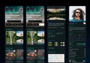 Travel Mobile App UI Kit | Travel Booking App | Booking App | Travel