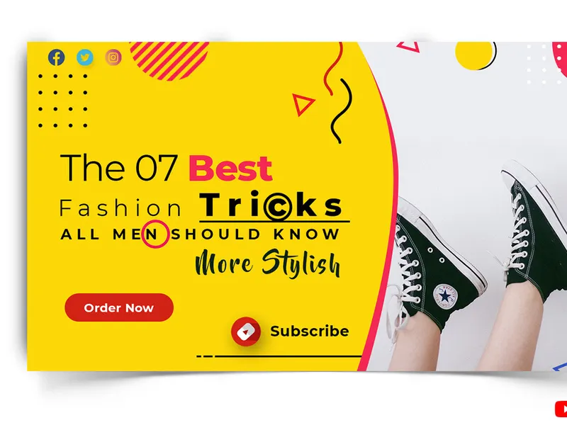 Fashion Youtube Thumbnails