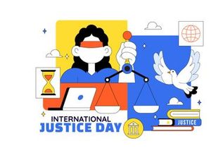 10 International Justice Day Illustration