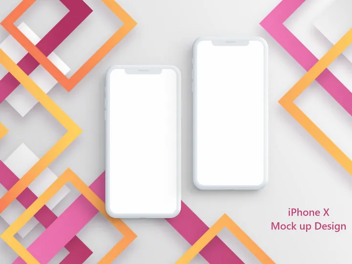 Iphone x mockup design