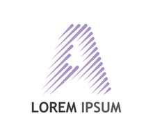 modern and creative initial letter A logo.