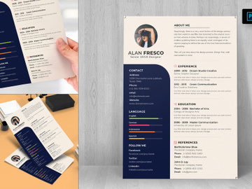 Resume CV Template-43 preview picture