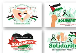 12 International Day of Solidarity with the Palestinian People Illustration