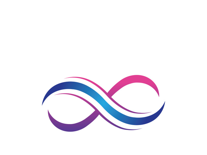 Infinity Design Vector icon illustration Logo template design