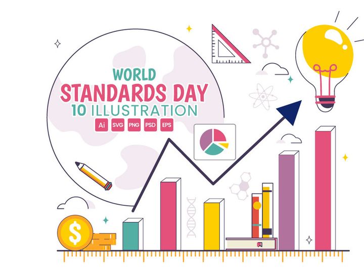 10 World Standards Day Illustration