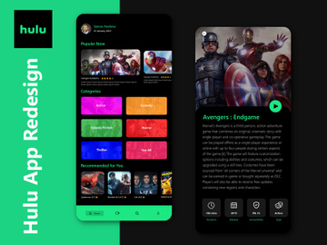 Hulu App Redesign preview picture