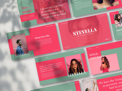 Stevella Creative Powerpoint Template