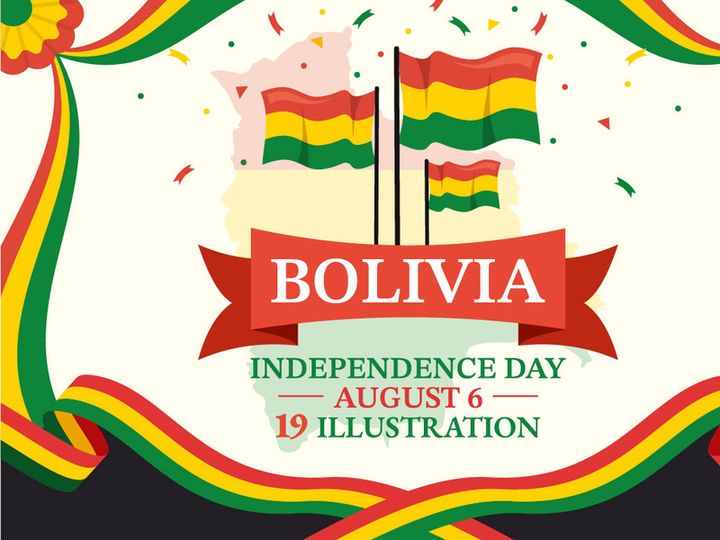 19 Bolivia Independence Day Illustration