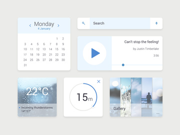 Widget UI kit preview picture