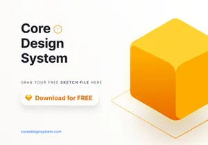 Core Design System - Free Sketch File