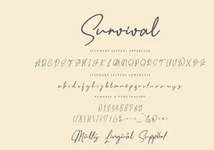 Westland & Survival Font Duo