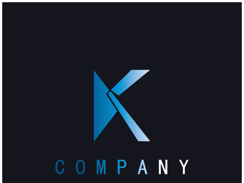 The letter K logo design is simple, elegant, modern, unique and luxurious. Logo for business cards, business, companies, fashion and brands, offices