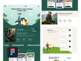 WildLife - Landing Page Figma Design preview picture