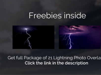 Free Lightning Photo Overlays