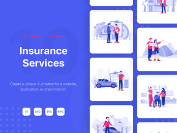 M131_Insurance Service Illustrations preview picture