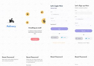 Shipping & Delivery App UI Kit