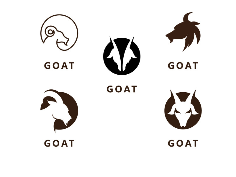 Goat logo icon vector template