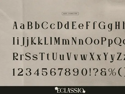 Eclassio | Display Serif Font