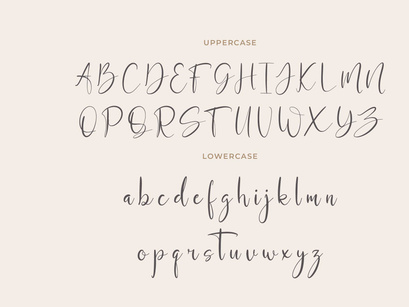 Metthyws Modern Script Font