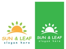Sun logo design with a modern concept.