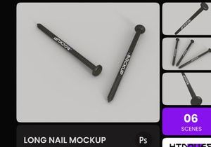 Long Nail Mockup