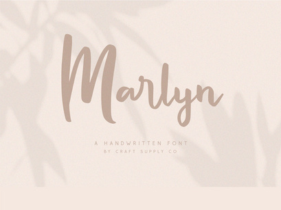 FREE | Marlyn Handwritten Font