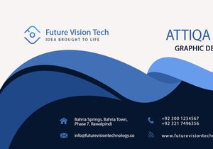 Business Card Design and Display Mockup
