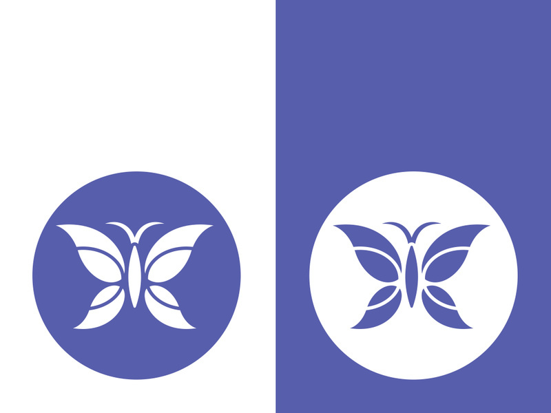 Butterfly logo icon vector design illustration