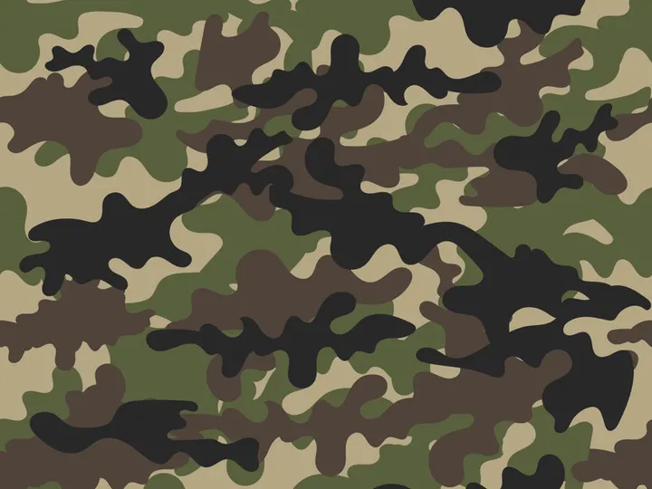 Army military illustration design
