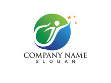 People Star success business logo