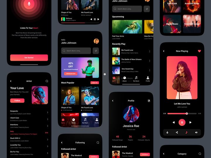 Music App UI Kit preview picture