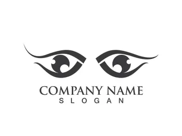 Eye Care vector logo design preview picture