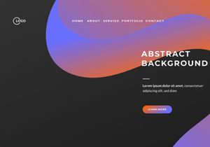 Pink Blue Abstract trendy gradient background