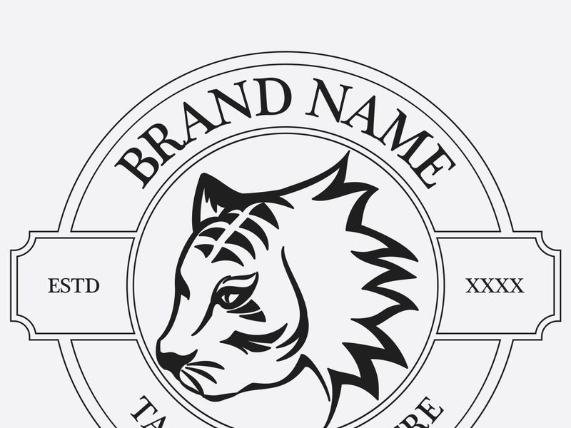 Tiger logo vintage
