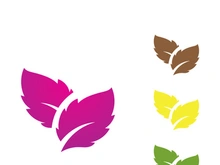 green Tree leaf  logo ecology nature element