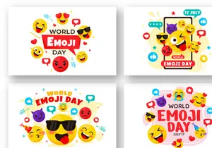 14 World Emoji Day Illustration