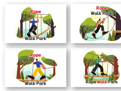 9 Rope Walk Activity Illustration