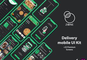 ZONE delivery App UI Kit