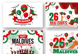 12 Maldives Independence Day Illustration