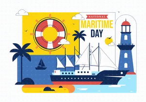 10 World Maritime Day Illustration