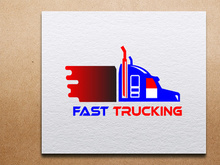 Modern Trucking Company Logo