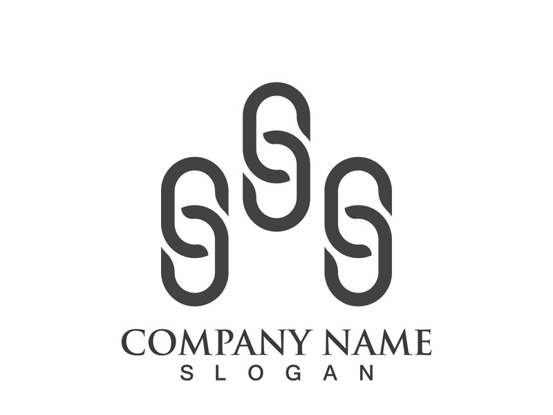 Business corporate S letter logo design vector