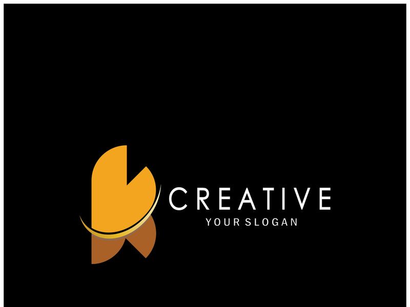The letter K logo design is simple, elegant, modern, unique and luxurious. Logo for business cards, business, companies, fashion and brands, offices