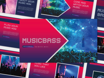 Musicbass - PowerPoint Template preview picture