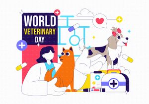 10 World Veterinary Day Illustration