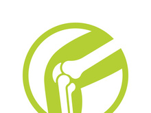 Joint bones vector logo design for orthopedic clinics and diagnostic centers