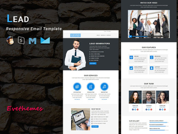 LEAD - Responsive Email Template preview picture