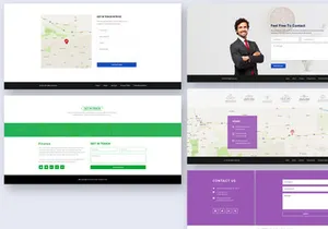 27 Footer Widgets for Web UI Kit Ver-03