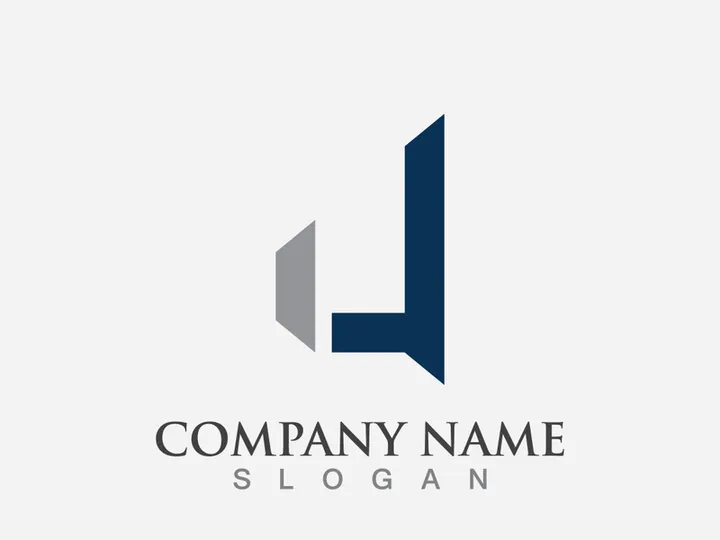U letter logo alphabet design icon for company
